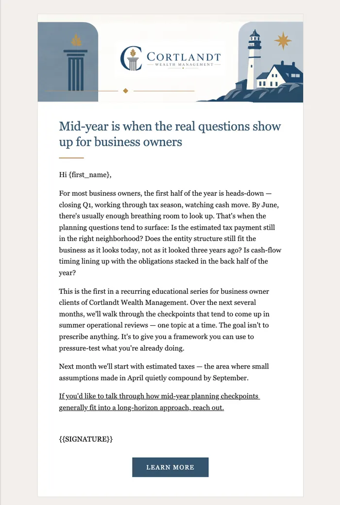 Cortlandt Wealth Management email